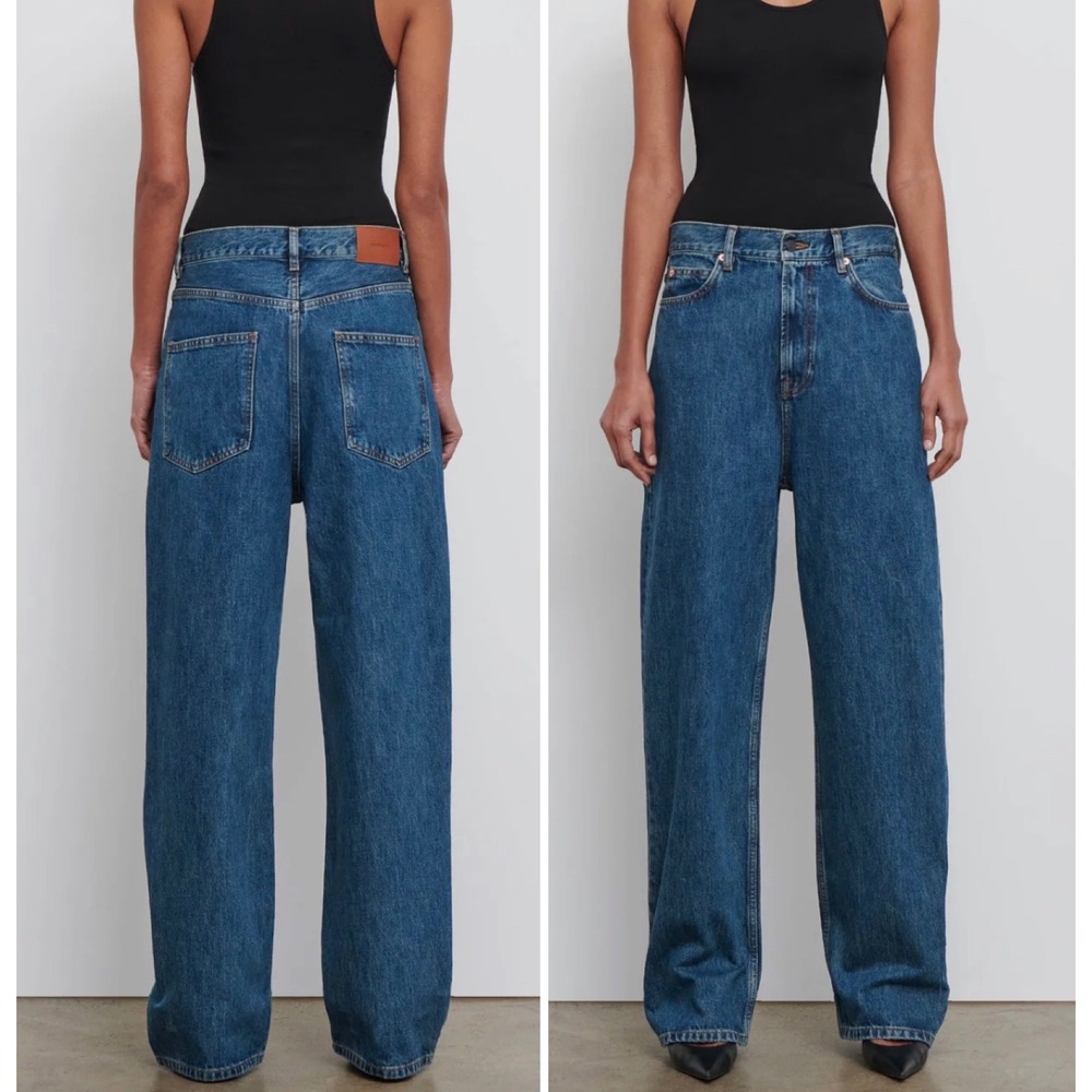 WARDROBE.NYC Low‎ Rise Jeans Wide Leg Jeans NWOT